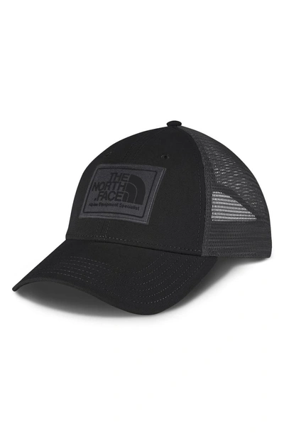 Shop The North Face Mudder Trucker Hat - Black In Tnf Black/ Asphalt Grey/ Black