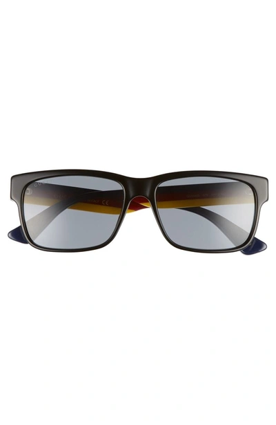 Shop Gucci Sylvie 58mm Sunglasses - Blue Multicolor
