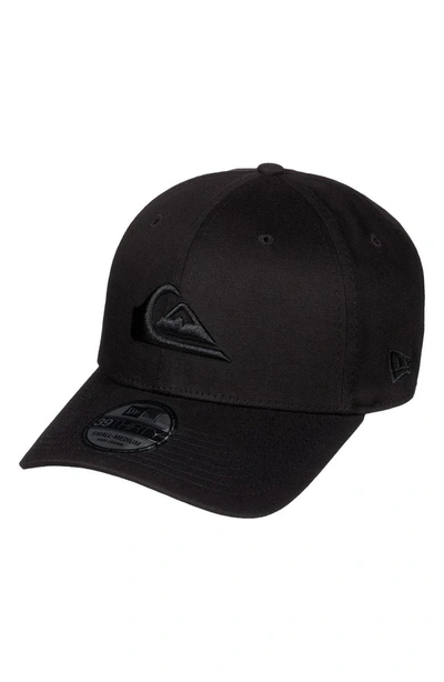 Shop Quiksilver Mountain & Wave Baseball Cap In Black