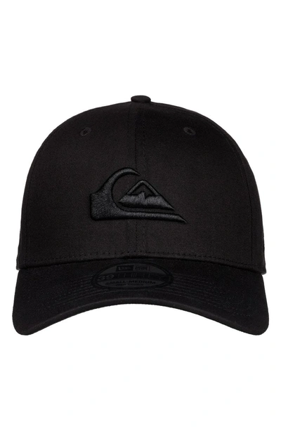 Shop Quiksilver Mountain & Wave Baseball Cap In Black