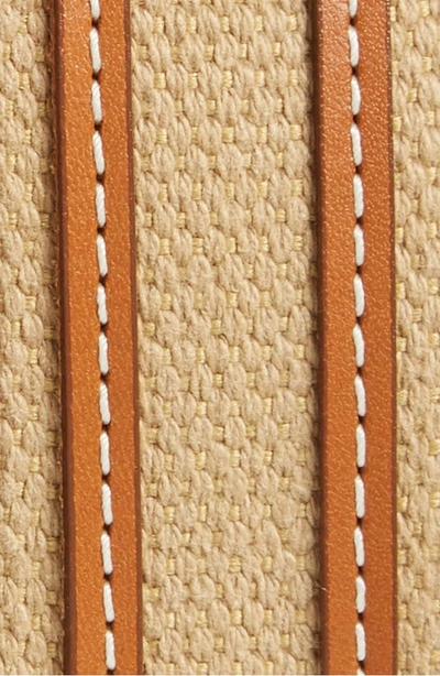 Shop Allen Edmonds Canvas Strap Belt In Khaki/ Walnut
