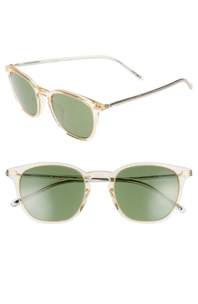 Shop Oliver Peoples Heaton 51mm Sunglasses - Buff
