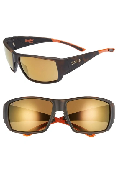Shop Smith Guide's Choice 62mm Chromapop(tm) Sport Sunglasses - Matte Tortoise/ Bronze Mirror