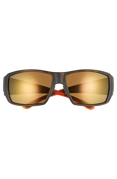 Shop Smith Guide's Choice 62mm Chromapop(tm) Sport Sunglasses - Matte Tortoise/ Bronze Mirror