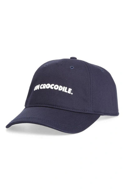 Lacoste Un Baseball Cap - In Navy White |