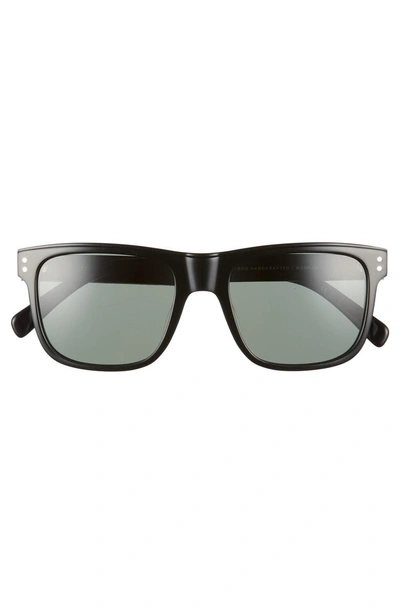 Shop Shwood Monroe 55mm Polarized Sunglasses - Black/ Elm