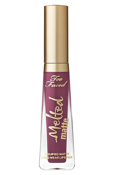 Shop Too Faced Melted Matte Liquid Lipstick In Wine Not
