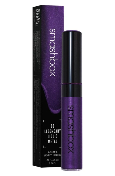 Shop Smashbox Be Legendary Liquid Metal Liquid Lipstick In Barely Regal