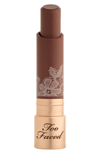 Shop Too Faced Natural Nudes Lipstick In Throwin Suede