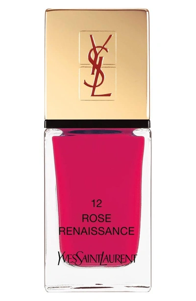 Shop Saint Laurent 'la Laque Couture' Nail Lacquer - 12 Rose Renaissance