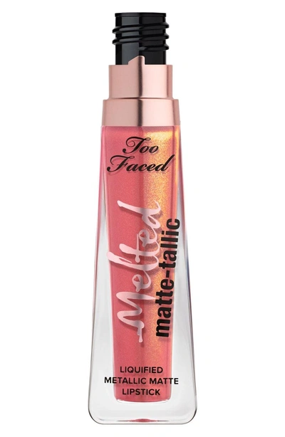 Shop Too Faced Melted Matte-tallics Liquid Lipstick In Our Lips Are Sealed