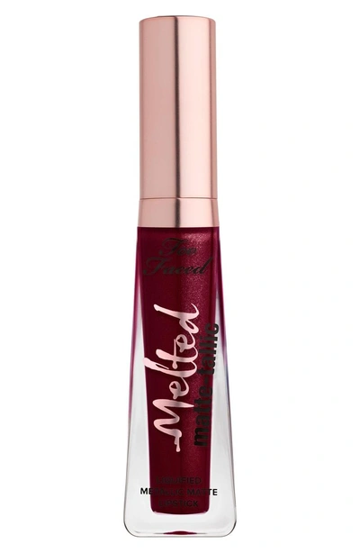 Shop Too Faced Melted Matte-tallics Liquid Lipstick In I Wanna Rock With You