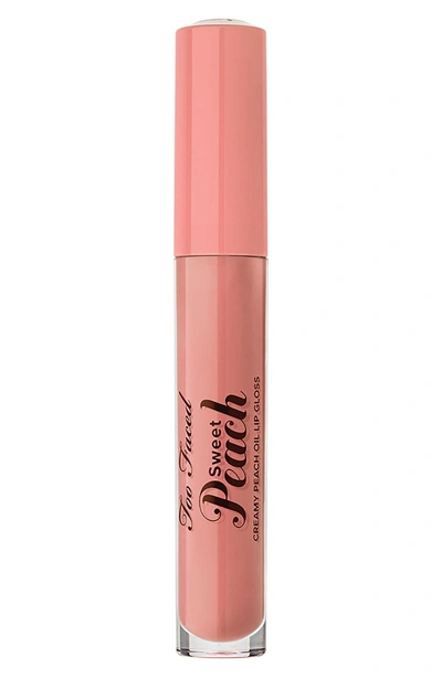 Shop Too Faced Sweet Peach Lip Gloss In Peach-sicle