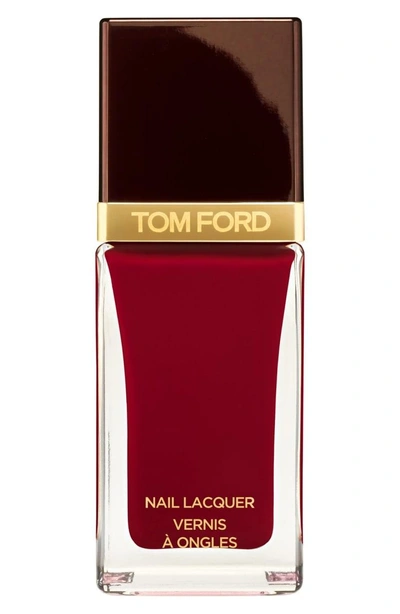 Shop Tom Ford Nail Lacquer In Smoke Red