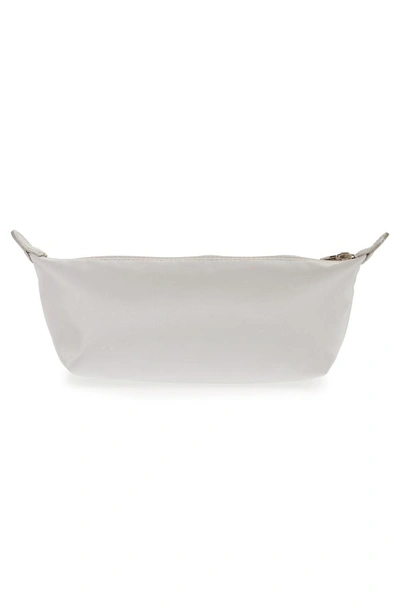 Shop Longchamp 'neo' Nylon Cosmetics Bag In Silver