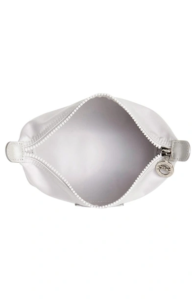 Shop Longchamp 'neo' Nylon Cosmetics Bag In Silver