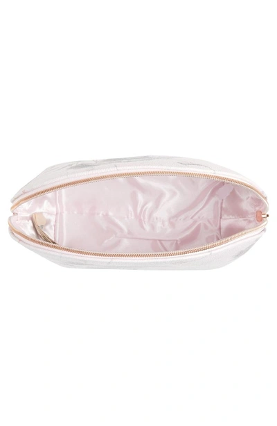 Shop Ted Baker Lake Of Dreams Cosmetics Case In Dusky Pink