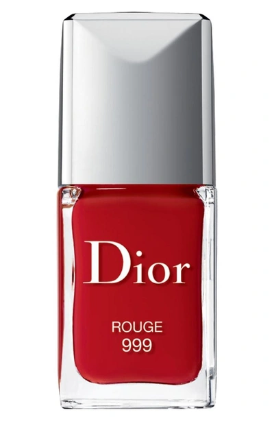 Shop Dior Vernis Gel Shine & Long Wear Nail Lacquer - 999 Rouge 999