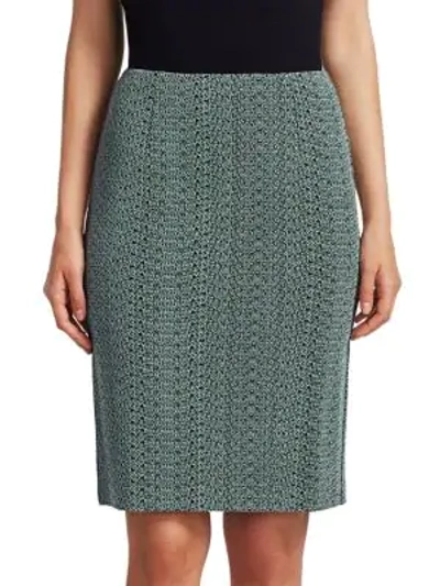 Shop Nanette Lepore Sneaky Knit Pencil Skirt In Sage