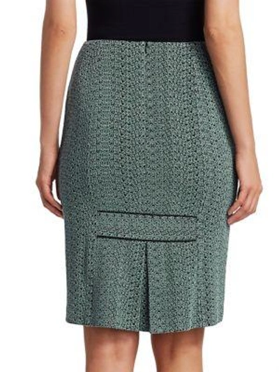 Shop Nanette Lepore Sneaky Knit Pencil Skirt In Sage
