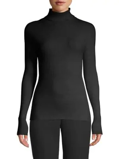 Shop Escada Sport Shanena Turtleneck Sweater In Black