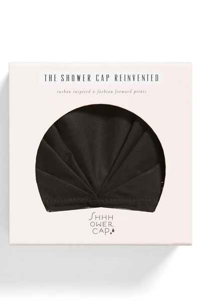 Shop Shhhowercap The Noir Shower Cap In Black
