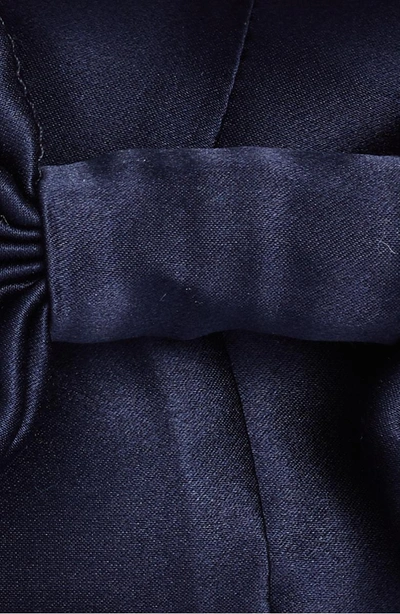 Shop Silke London The Kate Silk Hair Wrap In Navy