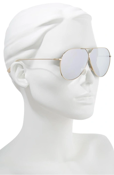 Shop Dior 65mm Aviator Sunglasses - Gold
