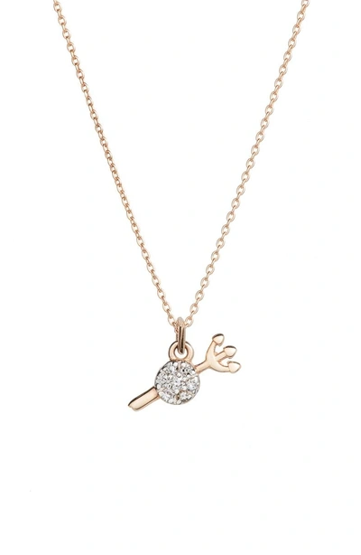 Shop Kismet By Milka Diamond Star Zodiac Sign Necklace In Rose Gold/ Aquarius
