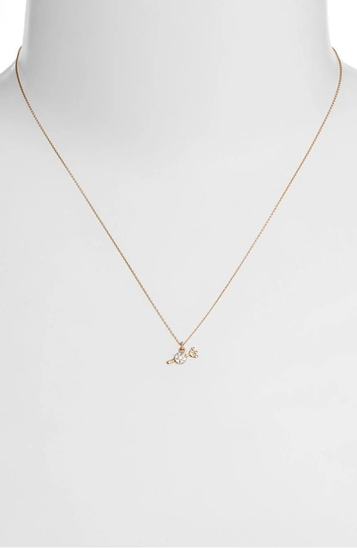 Shop Kismet By Milka Diamond Star Zodiac Sign Necklace In Rose Gold/ Aquarius