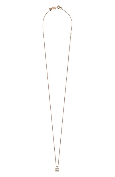 Shop Kismet By Milka Diamond Star Zodiac Sign Necklace In Rose Gold/ Cancer