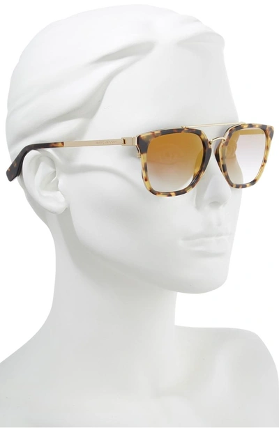 Shop Marc Jacobs 51mm Aviator Sunglasses - Dark Havana
