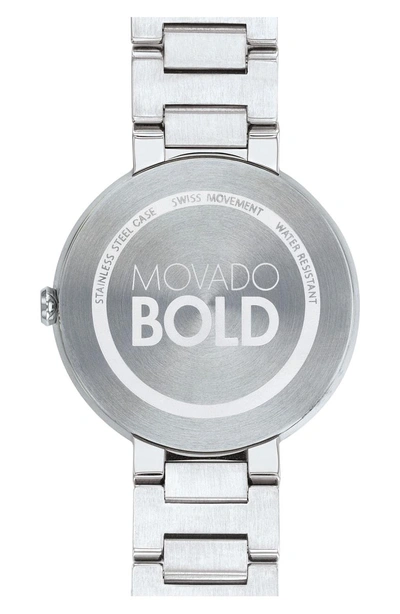 Shop Movado Bold Bracelet Watch, 34mm In Silver