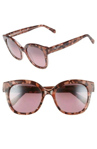 Shop Maui Jim Honey Girl 51mm Polarizedplus2 Cat Eye Sunglasses - Blush Pink/ Maui Rose