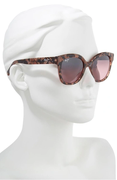 Shop Maui Jim Honey Girl 51mm Polarizedplus2 Cat Eye Sunglasses - Blush Pink/ Maui Rose