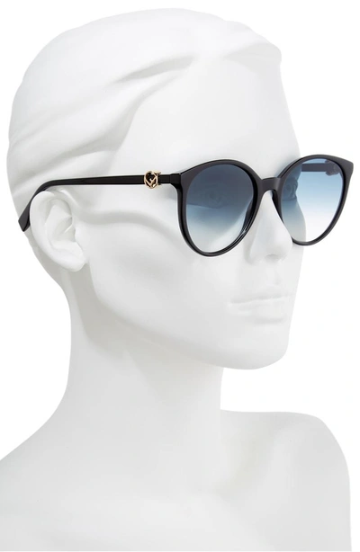 Shop Fendi 56mm Retro Sunglasses - Black