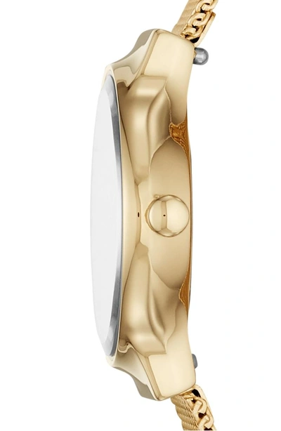 Shop Skagen Freja Bracelet Watch, 26mm In Gold/ Silver/ Gold