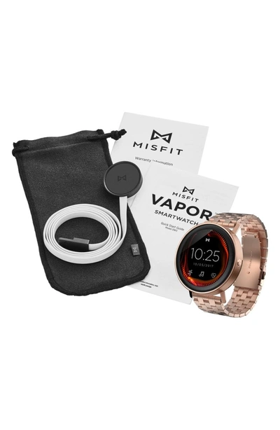 Shop Misfit Vapor Bracelet Smart Watch, 44mm In Rose Gold