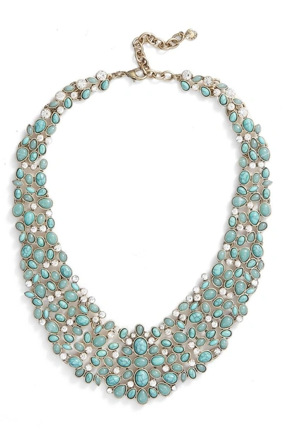 Shop Baublebar 'kew' Crystal Collar Necklace In Turquoise