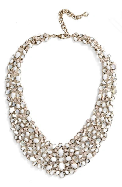 Shop Baublebar 'kew' Crystal Collar Necklace In Opal
