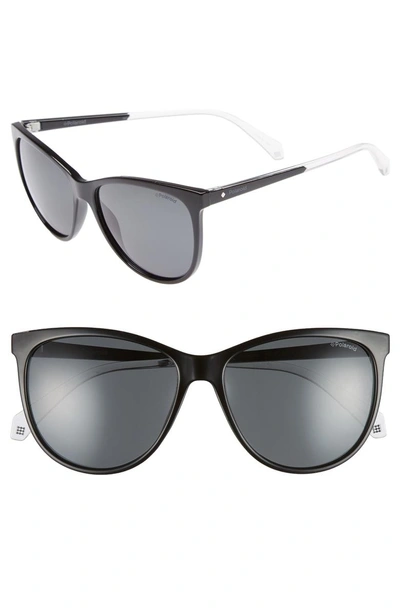 Shop Polaroid Basic 57mm Polarized Sunglasses - Black