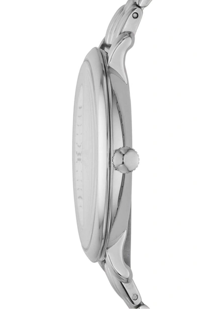 Shop Fossil 'jacqueline' Round Bracelet Watch, 36mm In Silver