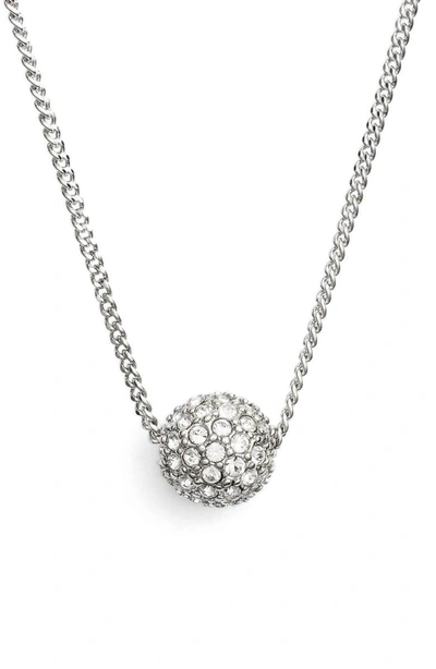 Shop Givenchy 'fireball' Pendant Necklace In Silver