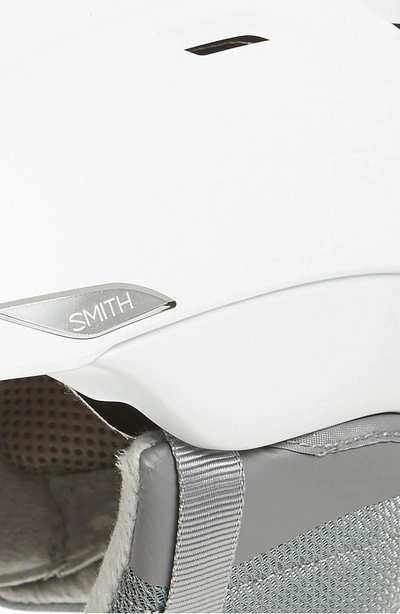 Shop Smith Valence With Mips Snow Helmet - White In Satin White