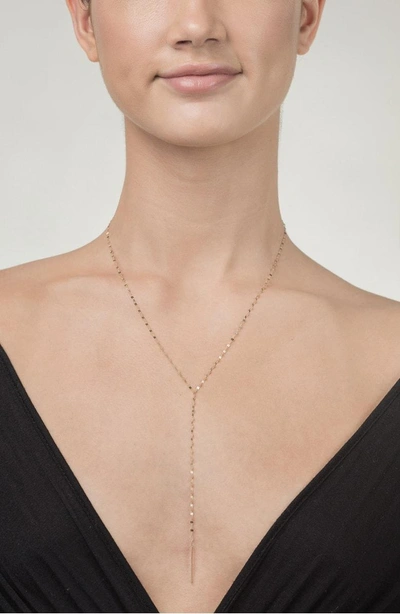 Shop Lana Jewelry Y-necklace In Yellow Gold