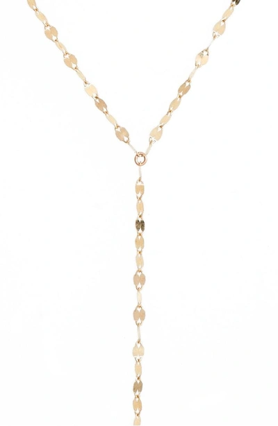 Shop Lana Jewelry Y-necklace In Yellow Gold