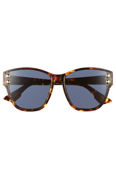 Shop Dior 60mm Sunglasses - Brown/ Yellow Havana