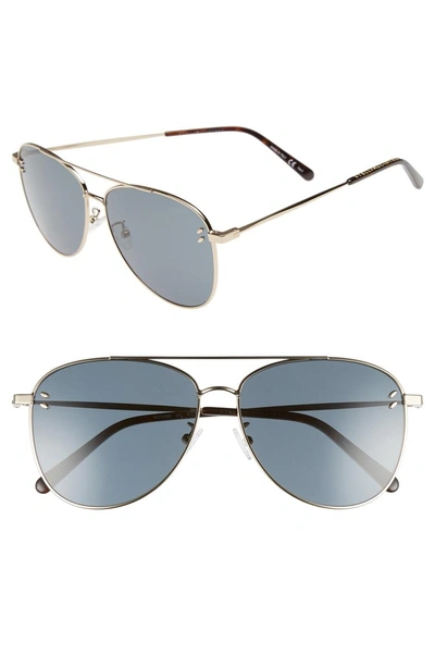 Shop Stella Mccartney 61mm Aviator Sunglasses - Gold