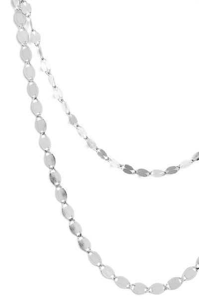 Shop Lana Jewelry Blake Nude Duo Necklace In White Gold