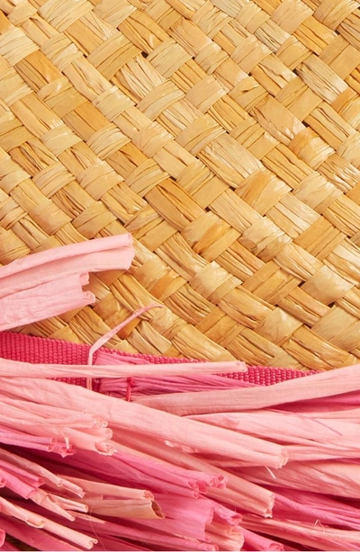 Shop Echo Mangrove Fringe Fedora - Pink In Dragonfruit